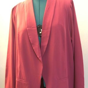 Torrid Pink Mauve Poly Blazer-NWT